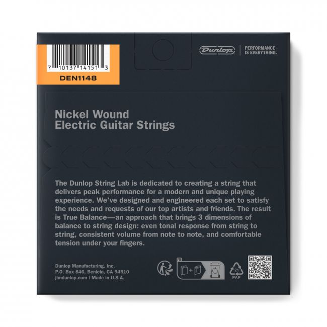 Dunlop Nickel Wound 11-48 sähkökitaran kielet