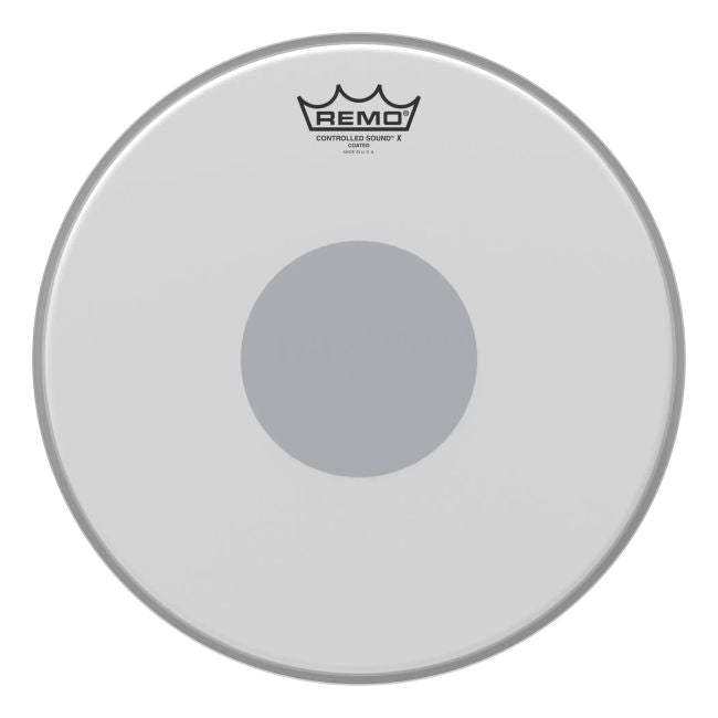 Remo 13" Controlled Sound X Coated Black Dot