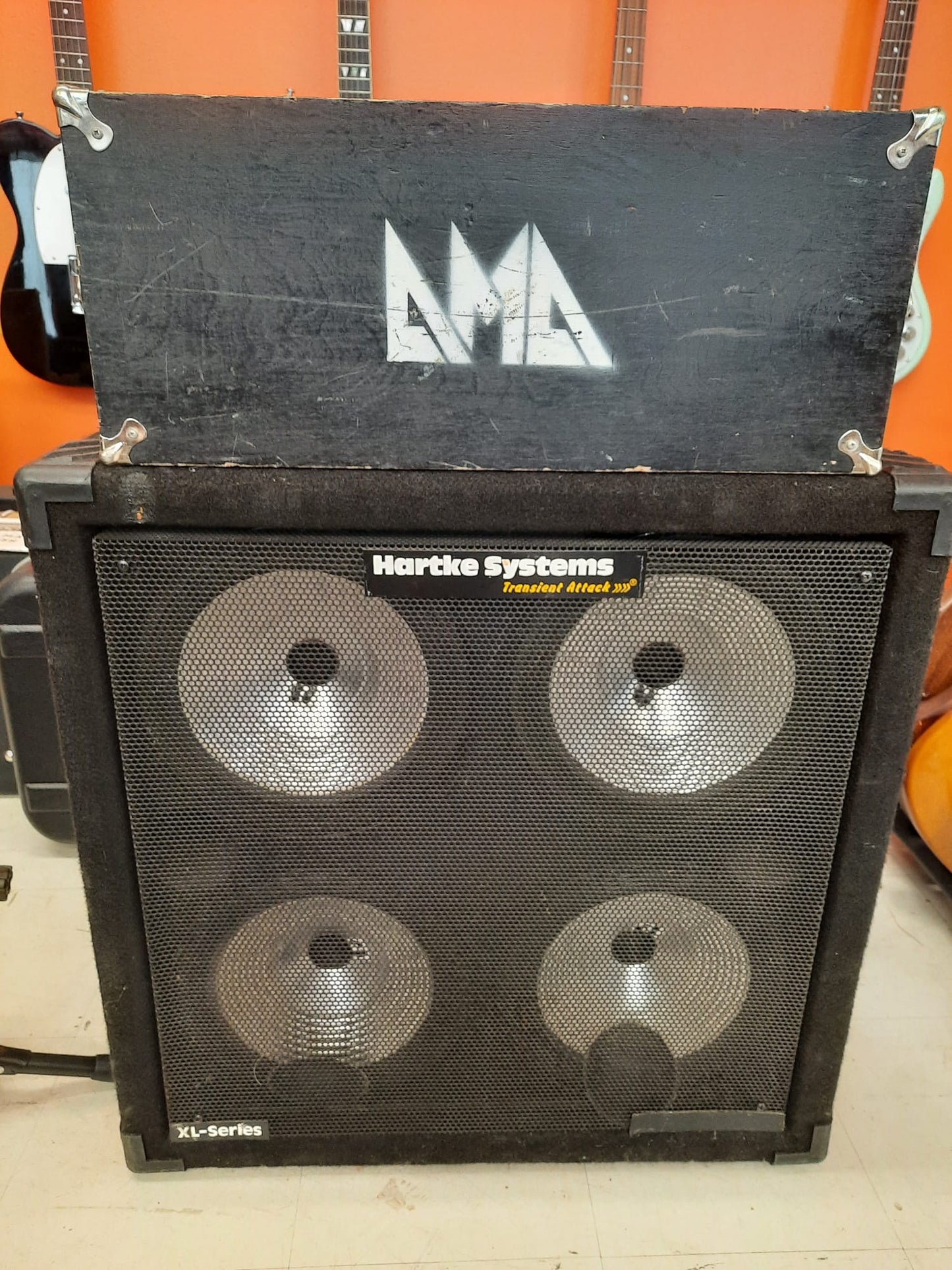 AMP BH 420 head & Hartke 4 x 10" cabinet (used, sold together)