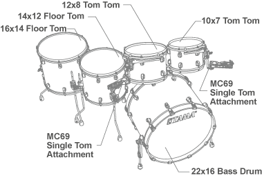 Tama Starclassic Walnut/Birch -SPF