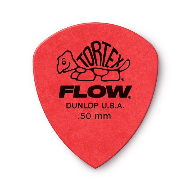 Dunlop Tortex Flow .50mm -plektra, 12kpl - Aron Soitin