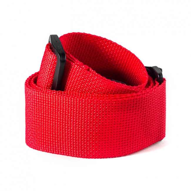 Dunlop D07-01RD Poly Strap-kitarahihna, punainen - Aron Soitin