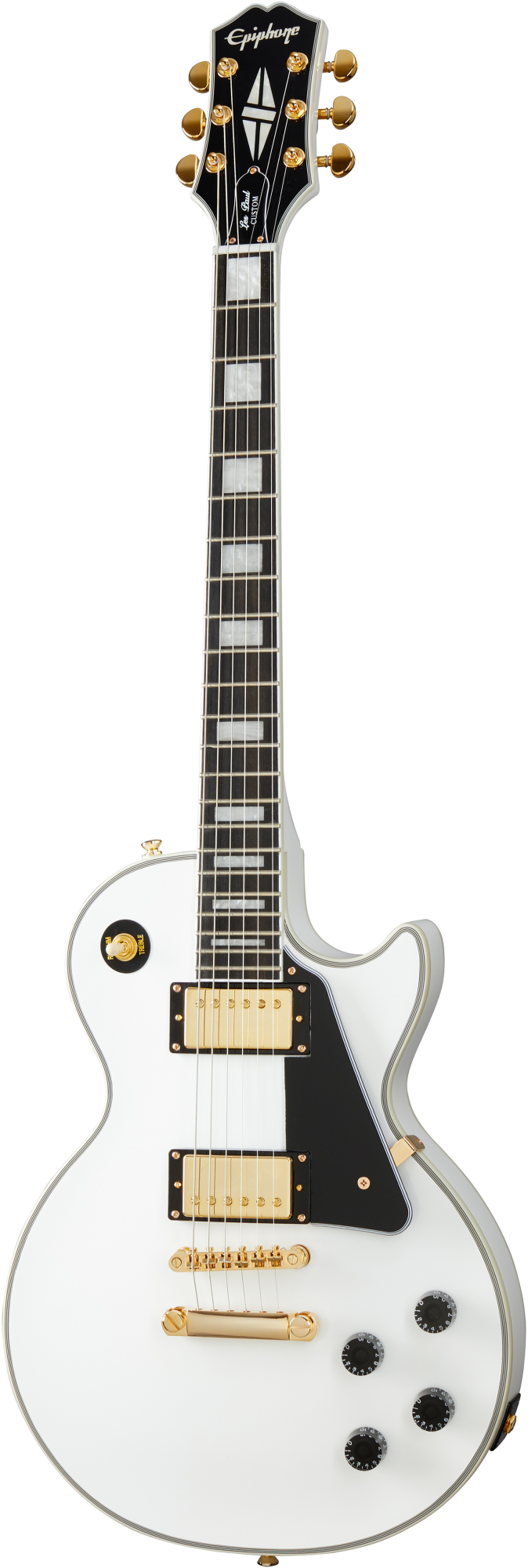 Epiphone Les Paul Custom Alpine White sähkökitara - Aron Soitin