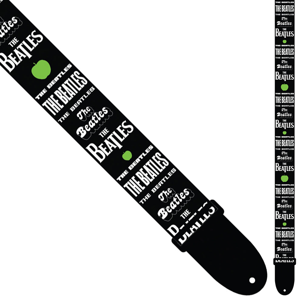 Perri's PLPCP6105 The Beatles Polyester Guitar Strap ~ Apple - Aron Soitin