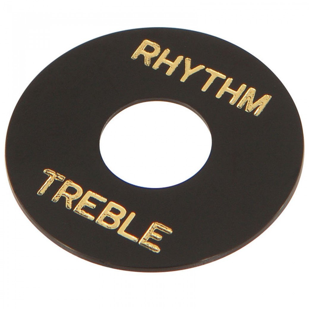 Guitar Tech GT926 Toggle Switch Surround Black - Aron Soitin