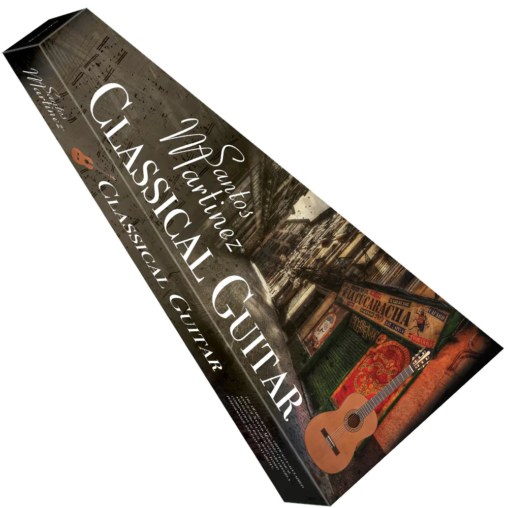 Santos Martinez SM450CE Preludio Cutaway klassinen kitara mikillä - Aron Soitin