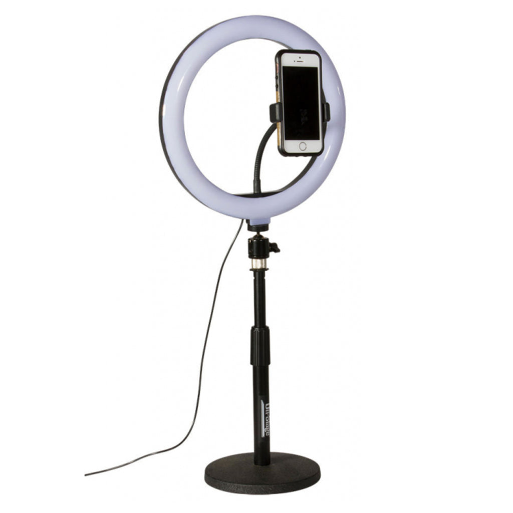 On-Stage LED Ring Light Kit LED-rengasvalo kahdella telineellä - Aron Soitin