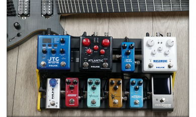 NUX NPB-LARGE BUMBLEBEE PEDAL BOARD + CASE - Aron Soitin
