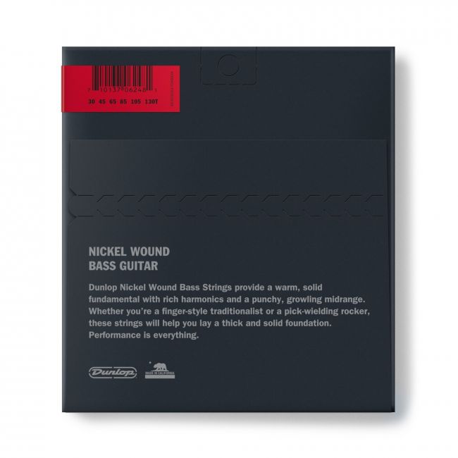 Dunlop Tapered Nickel Wound Bass 30-130 - Aron Soitin