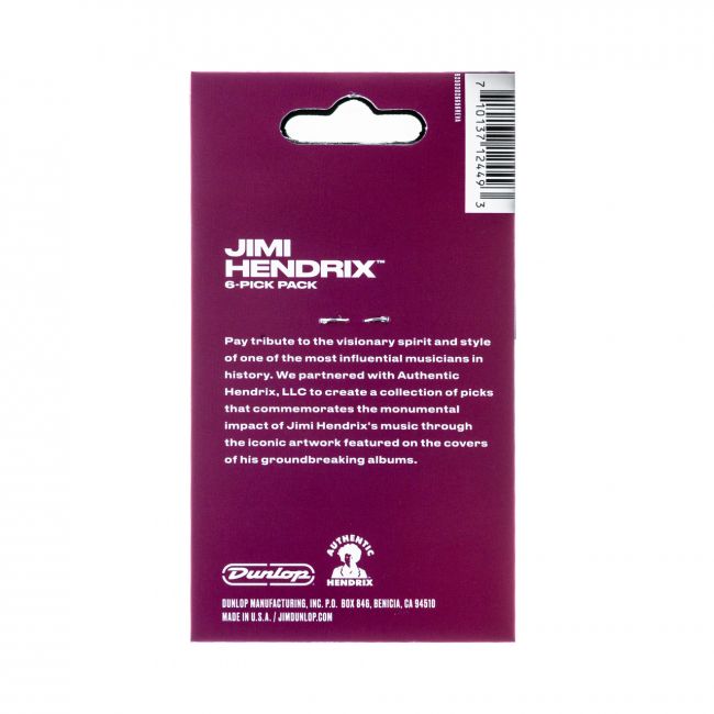 Dunlop Jimi Hendrix EXPERIENCED plektralajitelma - Aron Soitin