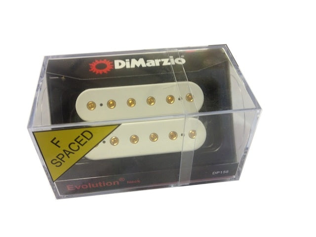 DiMarzio Evolution neck F-spaced, valkoinen DP158WHGD - Aron Soitin