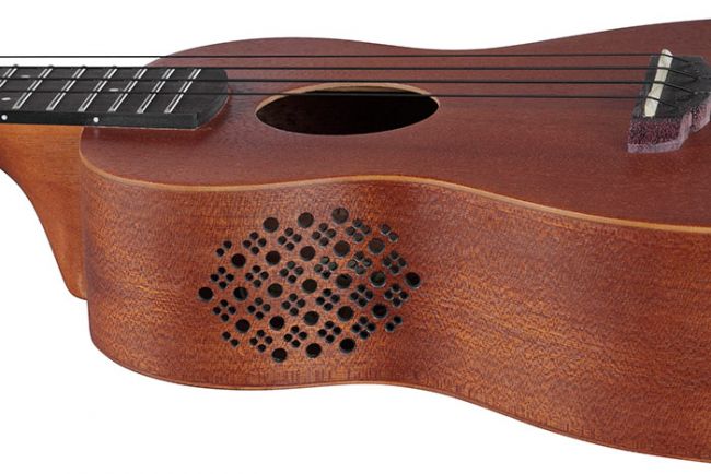 Ibanez UKC100-OPN ukulele pussilla - Aron Soitin