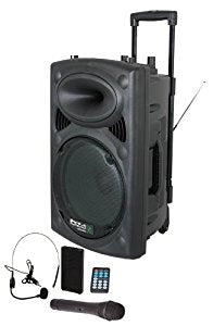 IBIZA SOUND PORT8 KANNETTAVA AKKUKÄYTTÖINEN 400W AKTIIVIKAIUTIN+LANGATON MIKKI/USB/SD+BT - Aron Soitin