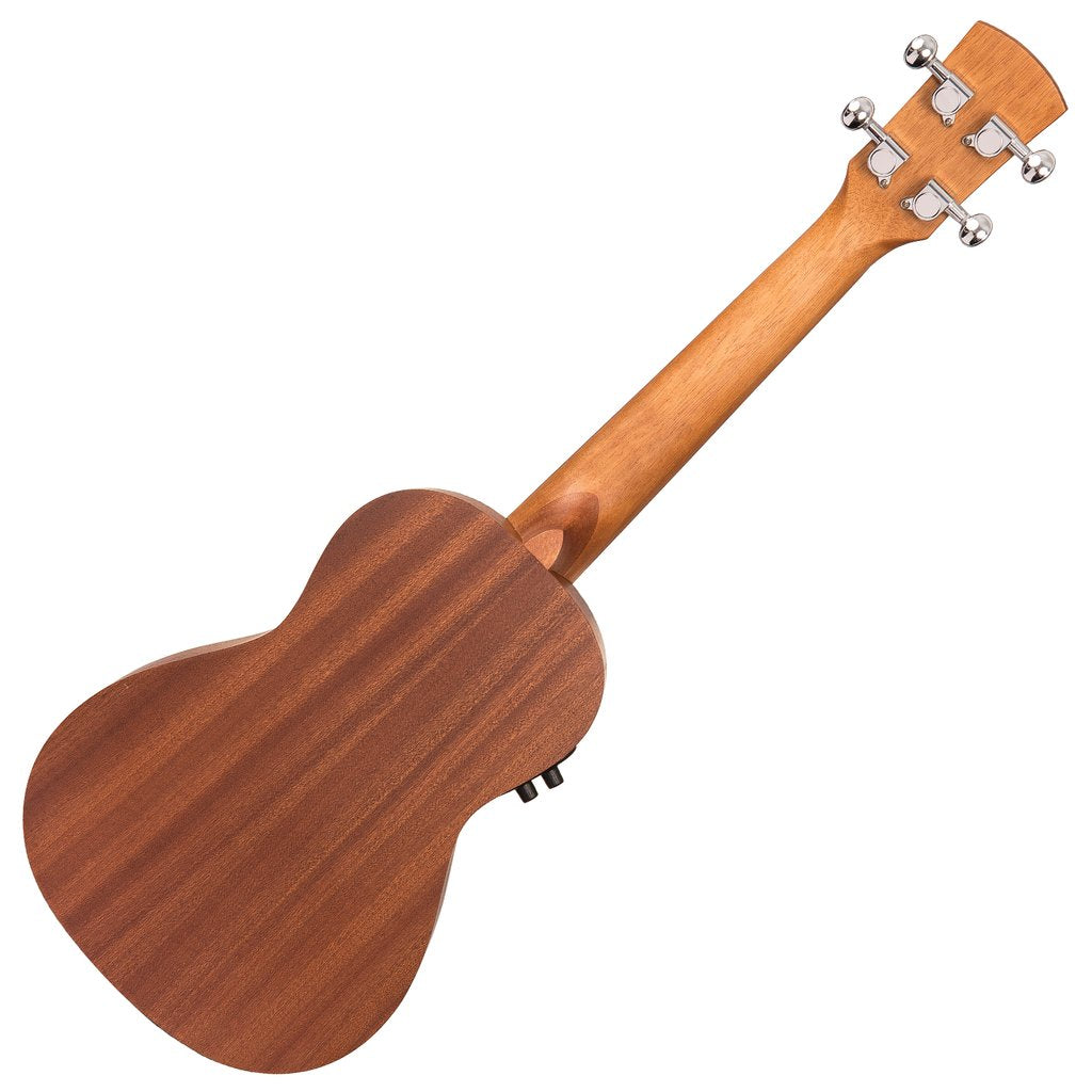 Laka Mahogany Series Electro-Acoustic Ukulele & Carry Bag ~ Concert - Aron Soitin