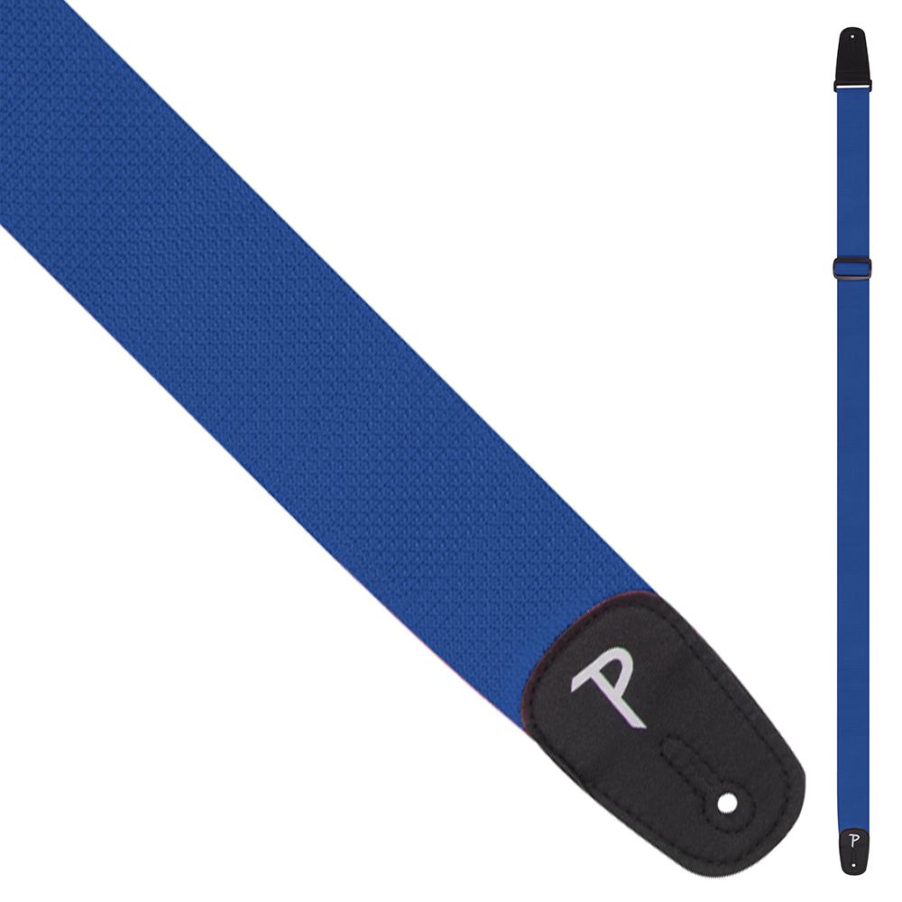 Perri's Polyester Pro Guitar Strap ~ Blue - Aron Soitin