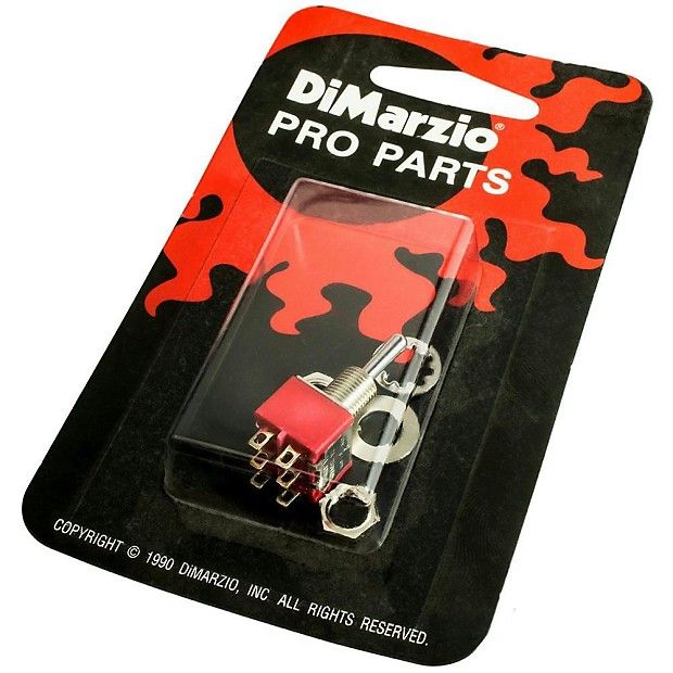 DiMarzio DPDT Mini on-off-on switch - Aron Soitin