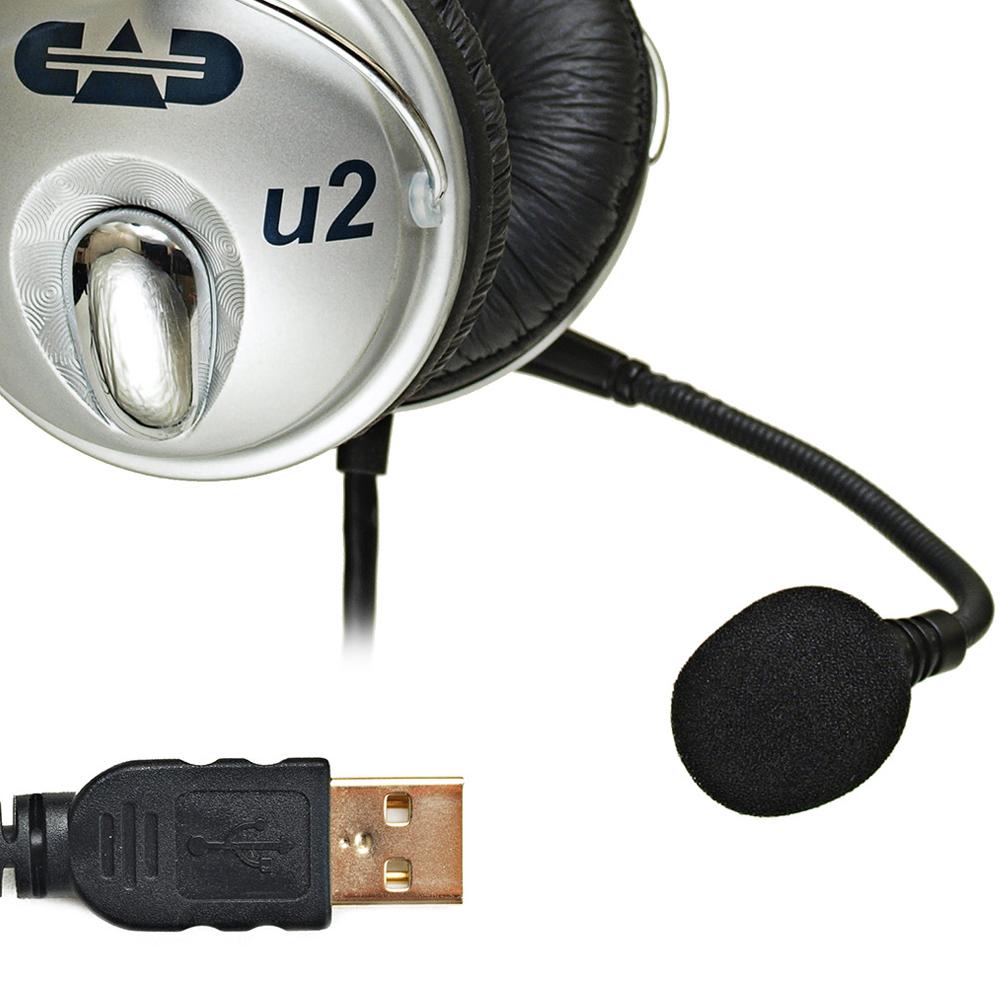 CAD U2 USB Stereo Headphones with Cardioid Condenser Microphone - Aron Soitin