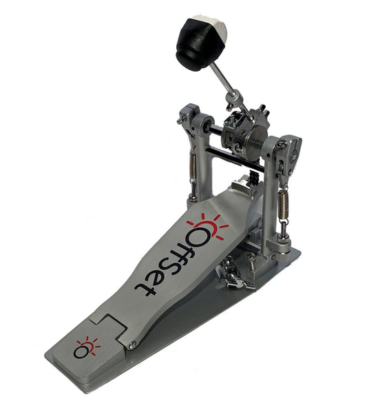 OffSet Sole Single Bass Drum Pedal, double spring "Pro Series"