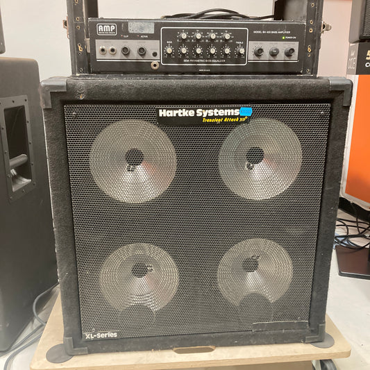AMP BH 420 head & Hartke 4 x 10" cabinet (used, sold together)