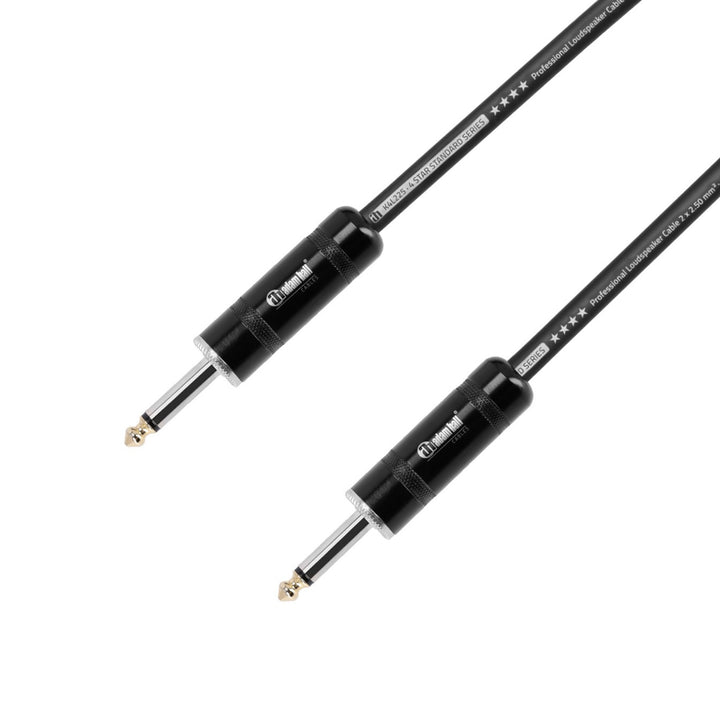 Adam Hall Speaker Cable 1 m, black with Adam Hall® TS Plugs (in store!)