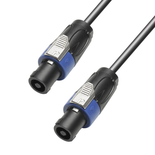 Adam Hall Speaker Cable 1 m, black with Adam Hall's speakON® Plugs (in store!)