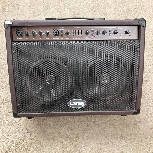 Laney LA65D Acoustic Guitar Combo Amplifier (demo)