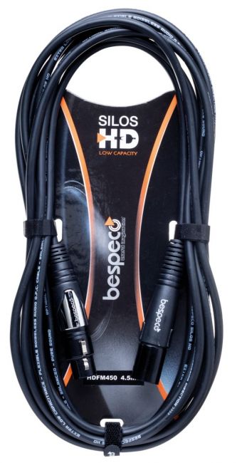 Bespeco Silos HD 1 m mikrofonin johto - Aron Soitin
