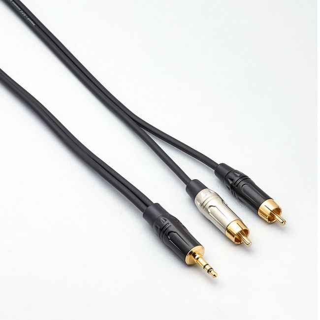 Bespeco TRS 3,5mm jakki - 2xRCA