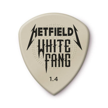 Dunlop 1.40 mm Hetfield White Fang -plektrat, 6kpl