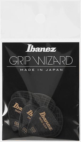 Ibanez Sand Grip Small Teardrop Heavy plektra, 6 kpl