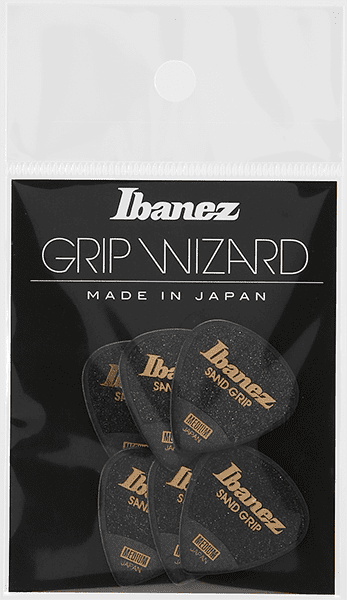 Ibanez Sand Grip Small Teardrop Medium plektra, 6kpl