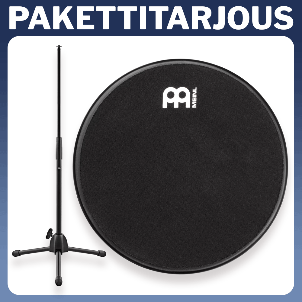 Meinl 6" Marshmallow-treenipadi ja lattiateline paketti - Aron Soitin