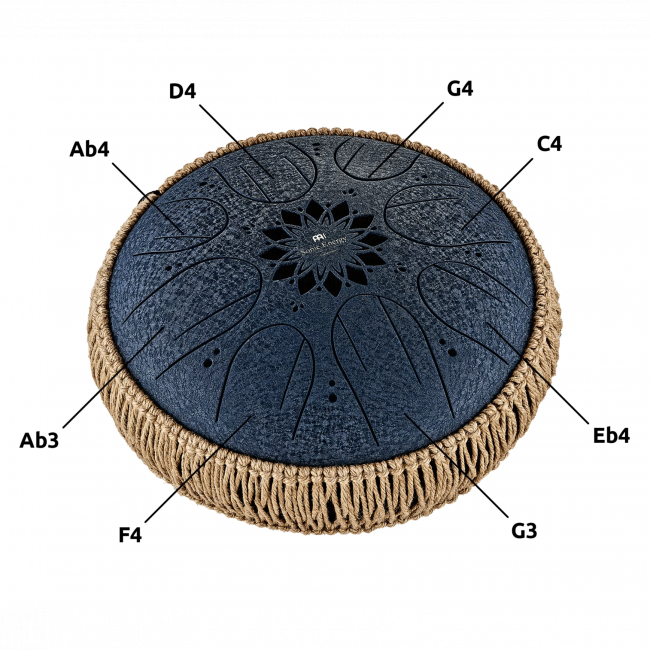 MEINL Sonic Energy Medium Octave Steel Tongue Drum 10" -