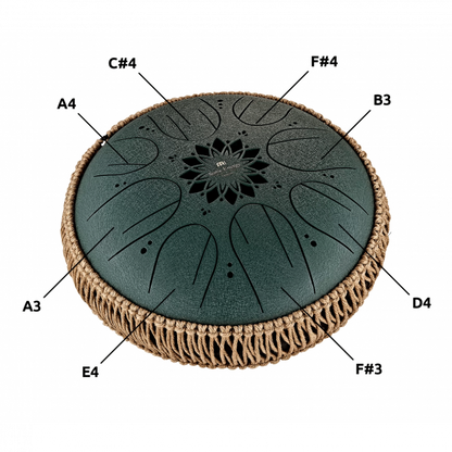 MEINL Sonic Energy Medium Octave Steel Tongue Drum 10"