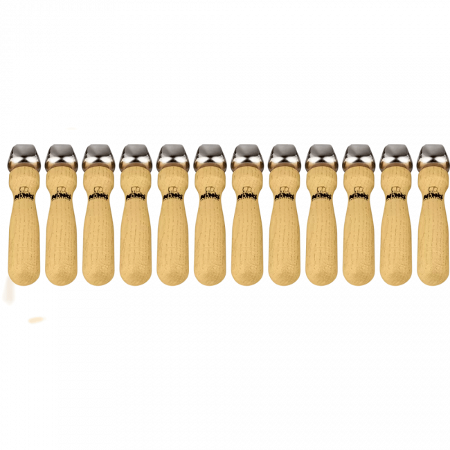Nino Percussion Bell Stick Set (sauvakulkunen) - 12 kpl