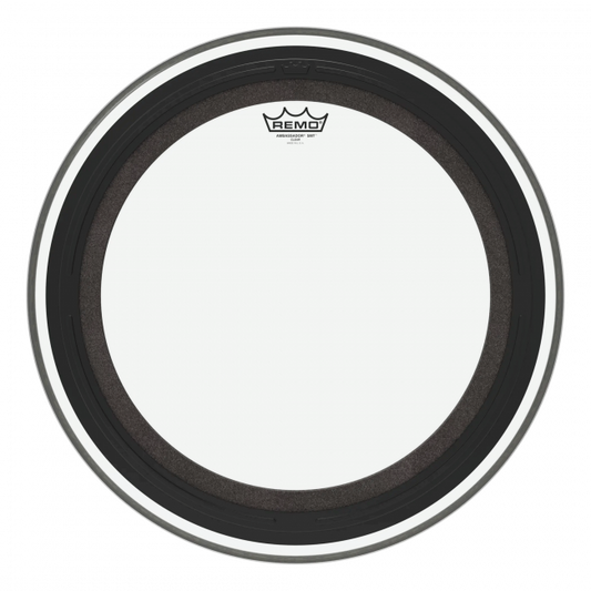Remo 22" Ambassador SMT Clear Bassorummun kalvo - Aron Soitin