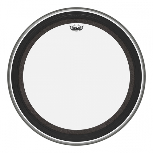 Remo 24" Ambassador SMT Clear Bassorummun kalvo - Aron Soitin