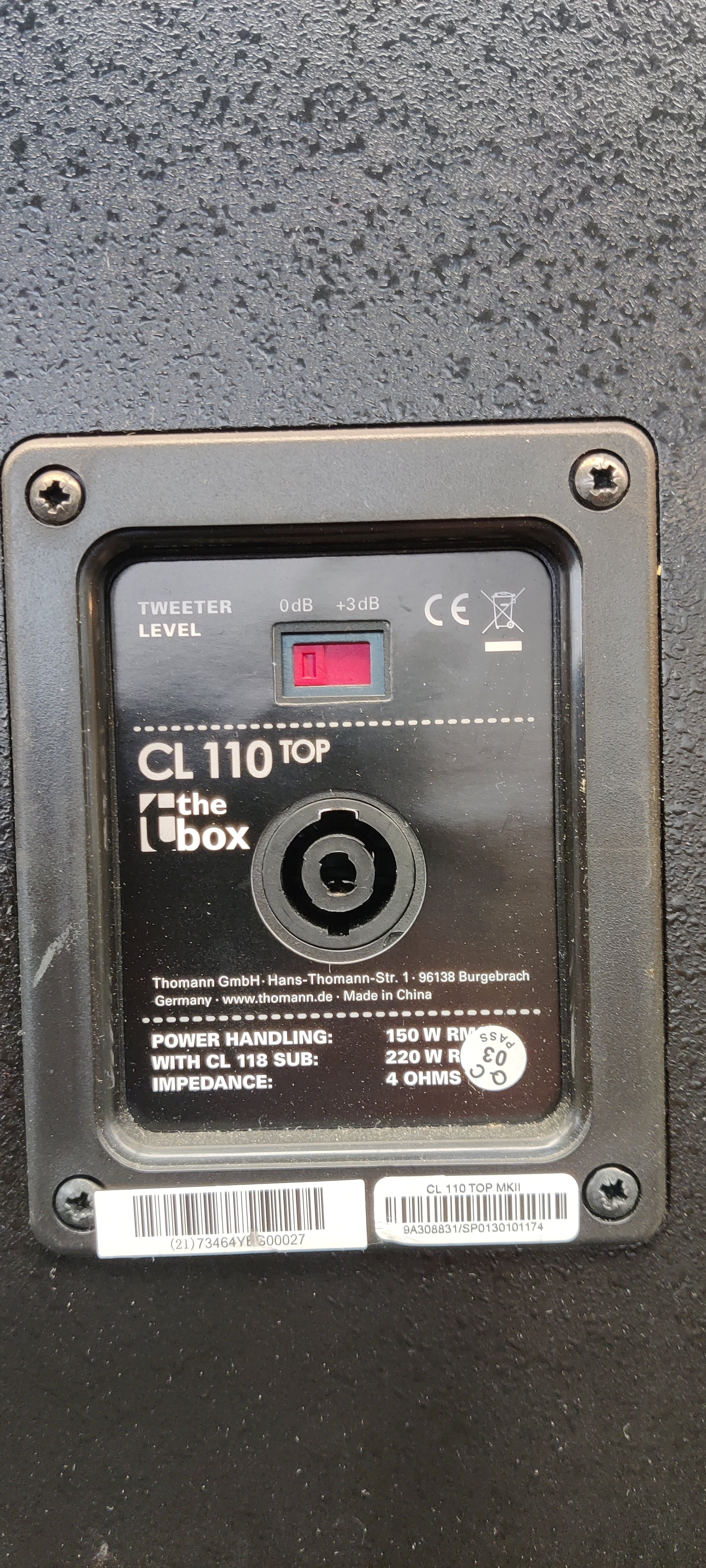 T BOX pa 2 x CL118 & CL110 (used) - Aron Soitin