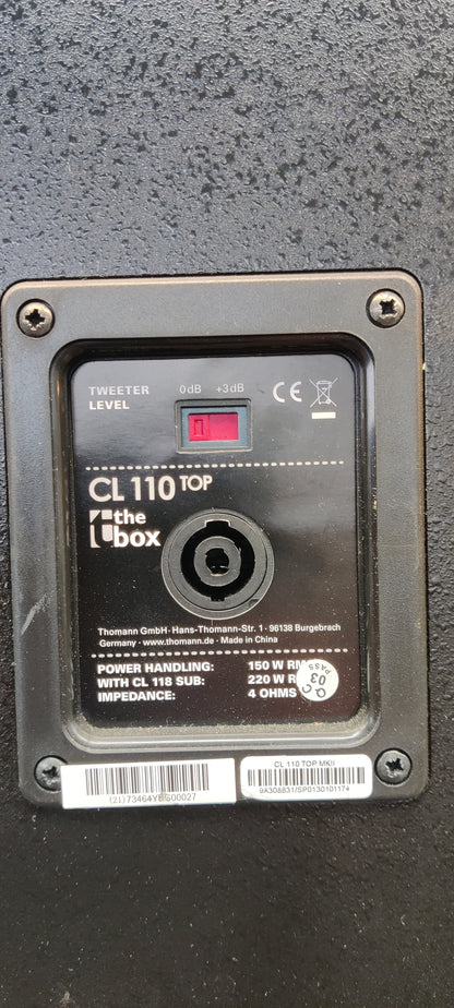 T BOX pa 2 x CL118 & CL110 (used) - Aron Soitin