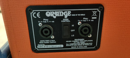 Orange AD200B MK3 200w bass head & Orange OBD 410 cabinet (used)