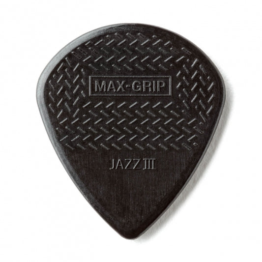 Dunlop Max-Grip Jazz III Stiffo -plektrat, 6kpl - Aron Soitin