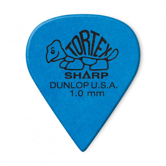 Dunlop Tortex Sharp -plektrat 1.00 mm, 12 kpl - Aron Soitin