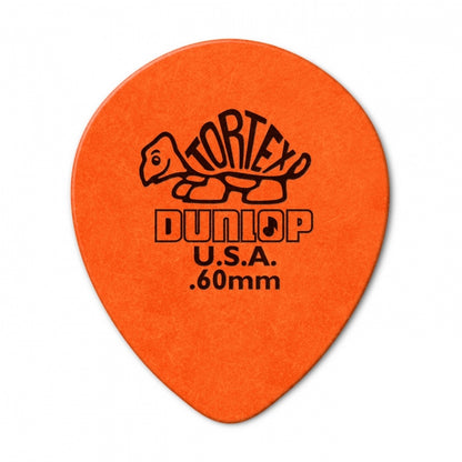 Dunlop Tortex Teardrop -plektrat 0.60mm, 72kpl - Aron Soitin