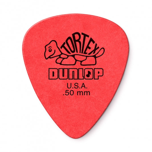 Dunlop Tortex Standard -plektra 0.50mm, 12kpl - Aron Soitin