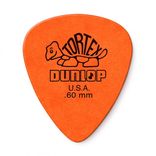 Dunlop Tortex Standard -plektra 0.60mm, 12kpl - Aron Soitin