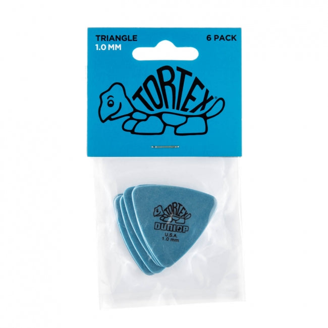 Dunlop Tortex Triangle -plektrat 1.00mm, 6kpl - Aron Soitin