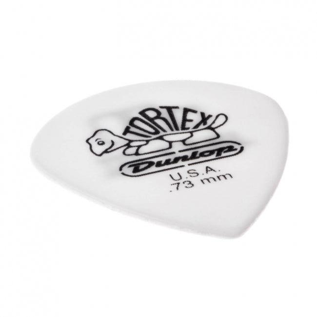 Dunlop Tortex Jazz III White -plektrat 0.73mm, 12kpl - Aron Soitin