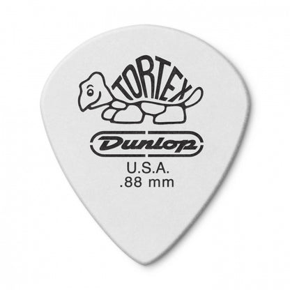 Dunlop Tortex Jazz III White -plektrat 0.88mm, 12kpl - Aron Soitin