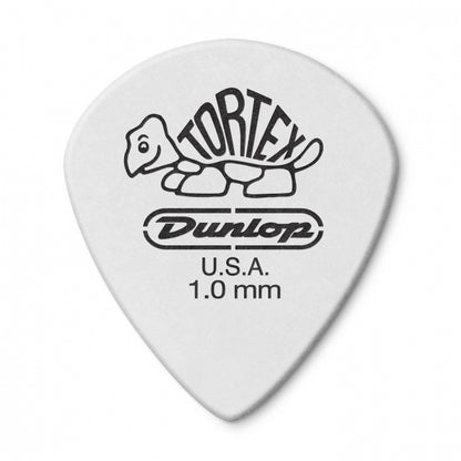 Dunlop Tortex Jazz III White -plektrat 1.00mm, 12kpl - Aron Soitin