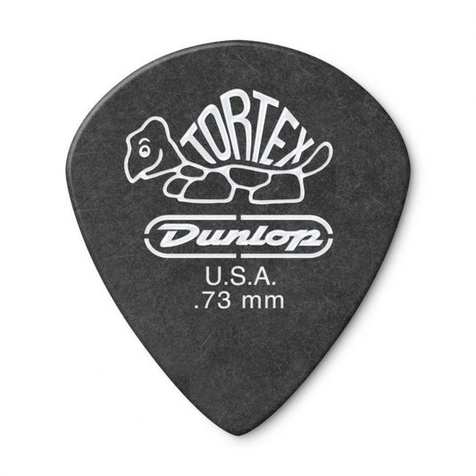 Dunlop Tortex Jazz III Pitch Black -plektrat 0.73mm, 12kpl - Aron Soitin